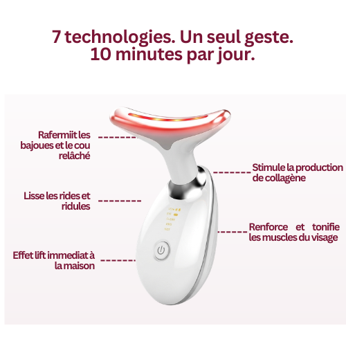 Sentoia™ — Sculpteur Lift Cou & Visage 7-en-1